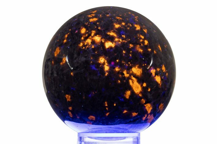 Fluorescent Polished Sodalite-Syenite Sphere - China #319373